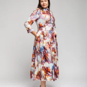 ŠILKINĖ SUKNELĖ „KORALAI“