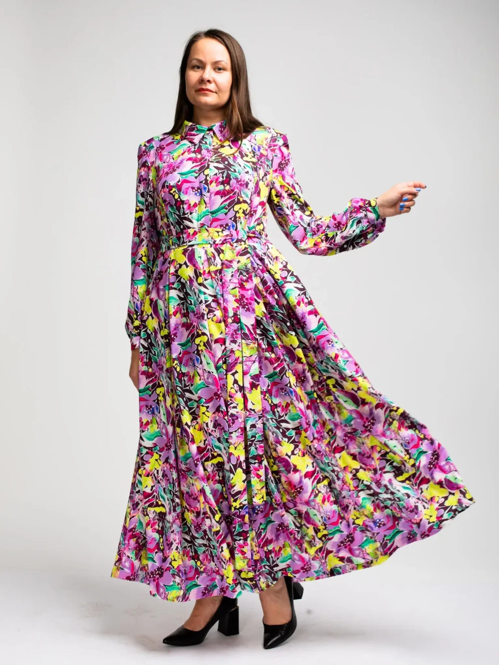 SUKNELĖ „ORCHIDĖJOS“